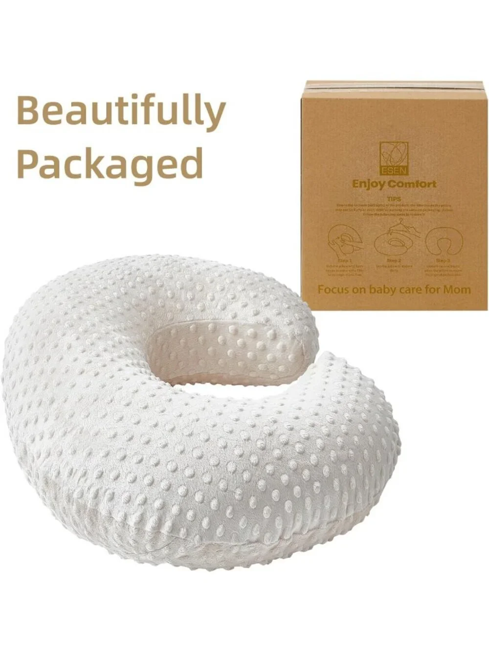Ultra Soft Nursing Pillow & Body Positioner for Breastfeeding & Bottle Feeding